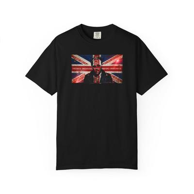 Koszulkę z hołdem dla Keitha Flinta z The Prodigy Koszulka z grafiką Union Jack Firestarter Prezent dla fana muzyki Rave i elektronicznej z lat 90. Streetwear Unisex