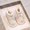 Girls' Snow Boots, Plush, Children's Cotton Shoes, Thick Shoes, Warm Shoes, Non Slip Shoes