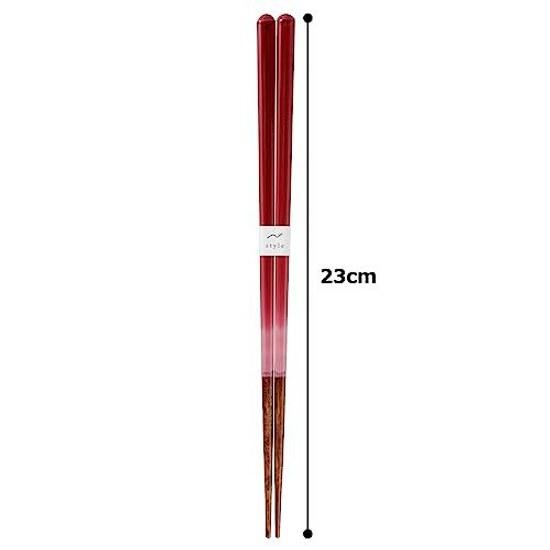 Aoba Chopsticks Wine Red 23.0cm Dishwasher Safe Style Symphony 245360