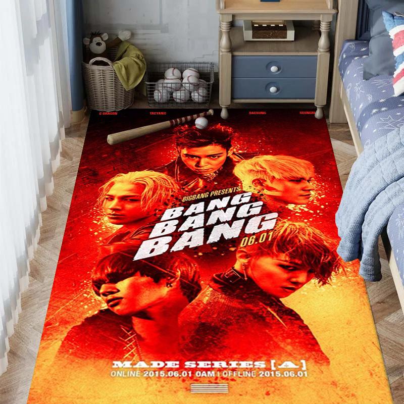 BigBang Last Dance: Osaka 2017 Carpet Floor Mats Doormat Room Protective Pad Christmas Gifts