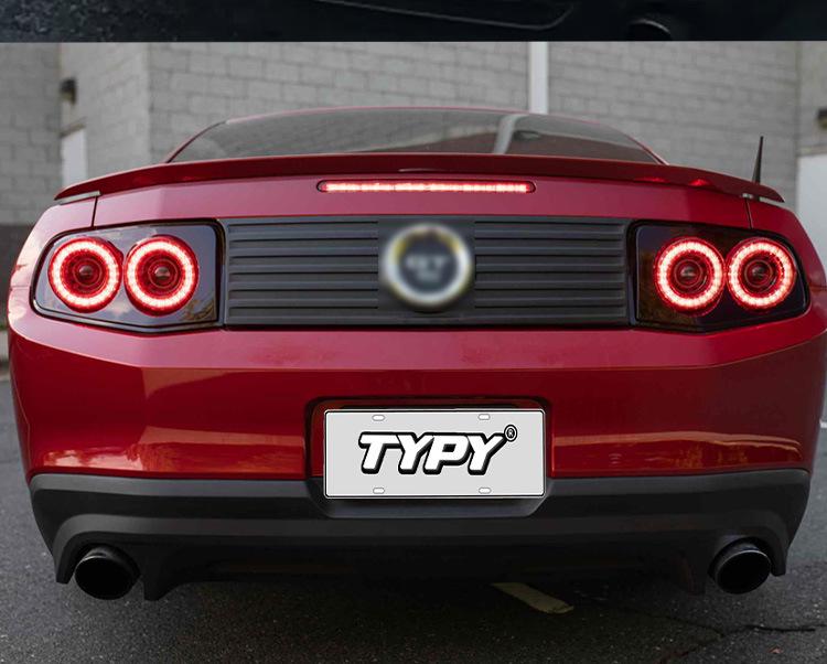 Ford Mustang LED Taillight Assembly for 2010-2014 Models: Enhanced Rear LED with Daytime Running Lights
