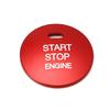 Red Keyless Engine Push Start Button Cover For Hyundai Sonata Elantra Kia Optima