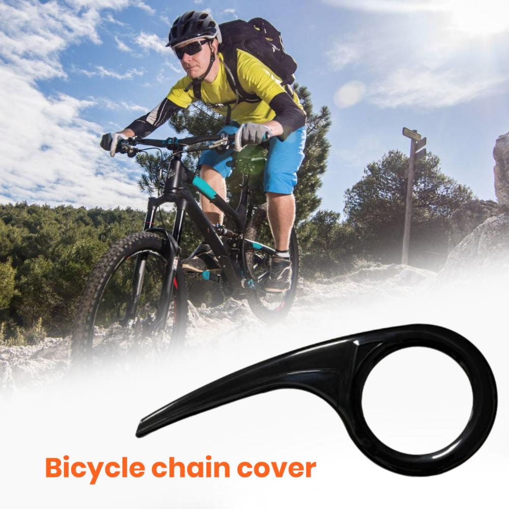 1 Set Bike Chain Guard High Strength Smooth Edge Universal Bicycle Chain Guard Protector Bike Sprocket Cover Bike Supplies