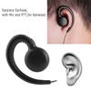 180 Swivel Earpiece Earhook with Mic and PTT for Kenwood 2 Way Radio Walkie Ear Hanging Crystal Twisted Earphone