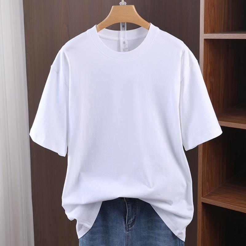 Хлопковая футболка унисекс с коротким рукавом вышивка Год Лошади 2026 S 90-110 jin 1090₽