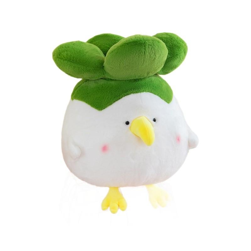 Plush Cabbage Chicken Toy Animal Stuffed Doll Kids Birthday Gifts Decoration