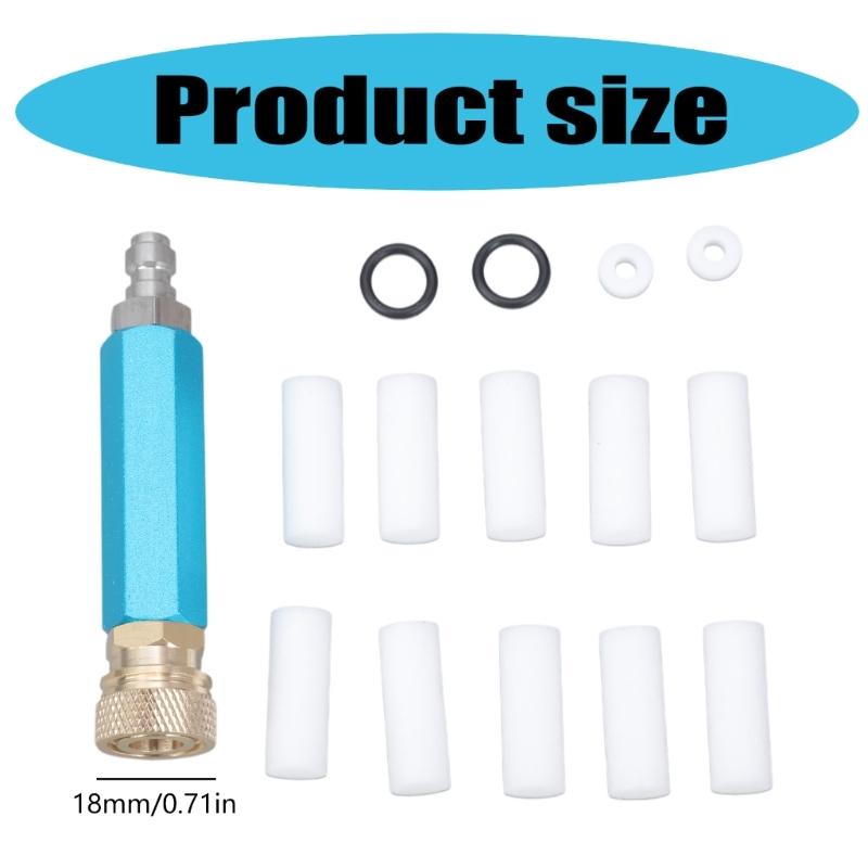 Air Compressor Filter 30Mpa High Pressure Air Filter Diving Separator Water and Oil Separator Compressor Water Regulator