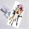 1pc KPop Demon Hunters11 Beach Towel, Beach and Seaside Swimming Pool Equipment, Fashion Pattern, Rectangular, Travel Essentials
