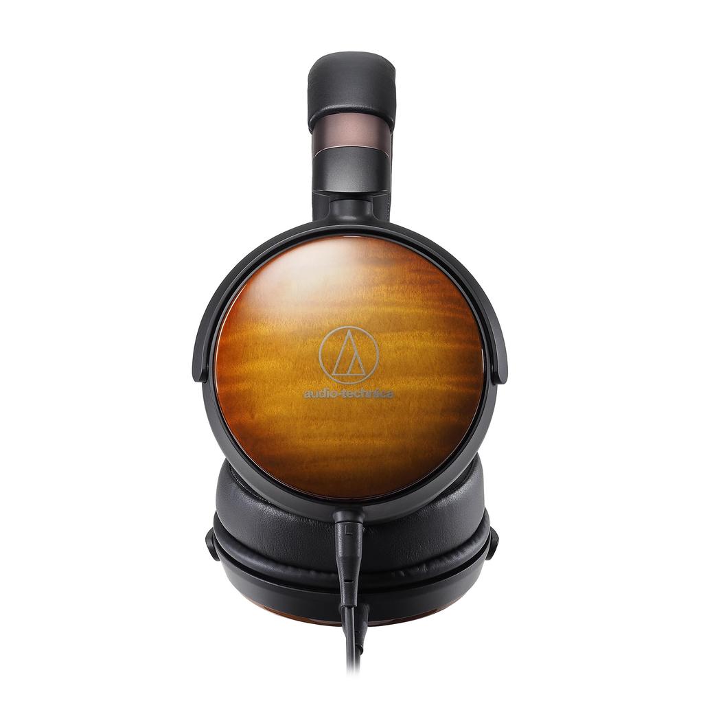 Audio-Technica ATH-WP900 Wired Closed-Back Headphones with Wooden Housing, Compatible with Hi-Res Audio Sources
