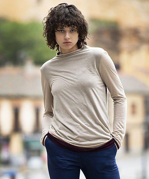 Авамoлли Линда Многослойный Полуводолазка_Бежевый Beige/Free