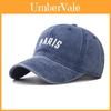 Paris Cotton Wash Vintage Baseball Cap With Embroidered Letters For Men And Women Summer Outdoor Wear