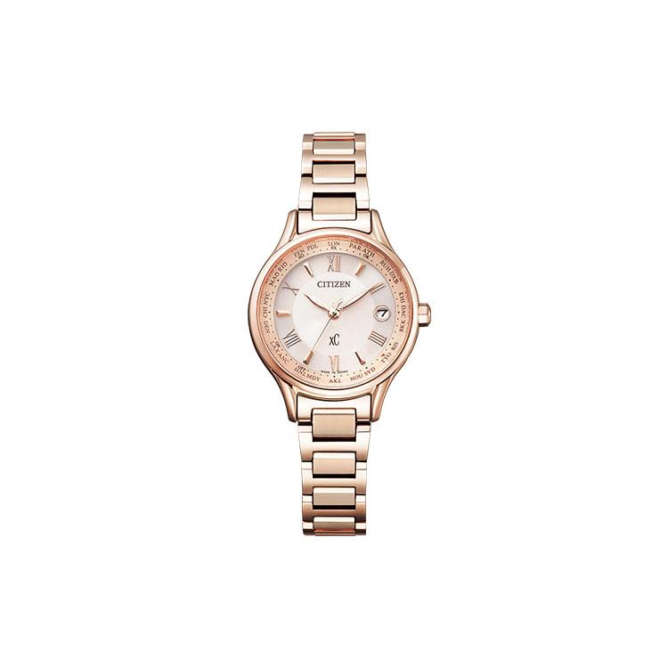 

CITIZEN C Collection Light Powered Quartz Movement Titanium Strap Watch Women s Watch EC1164-53W Pink Watch Dial