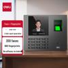 Machine de pointage horaire Deli pour le visage et les empreintes digitales prise CN (adaptateur inclus)