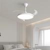 UOSU Modern Ultra-Thin LED Dimmable Ceiling Fan Light