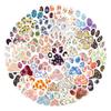 60 Animal Flower Paw Graffiti Stickers for Cars