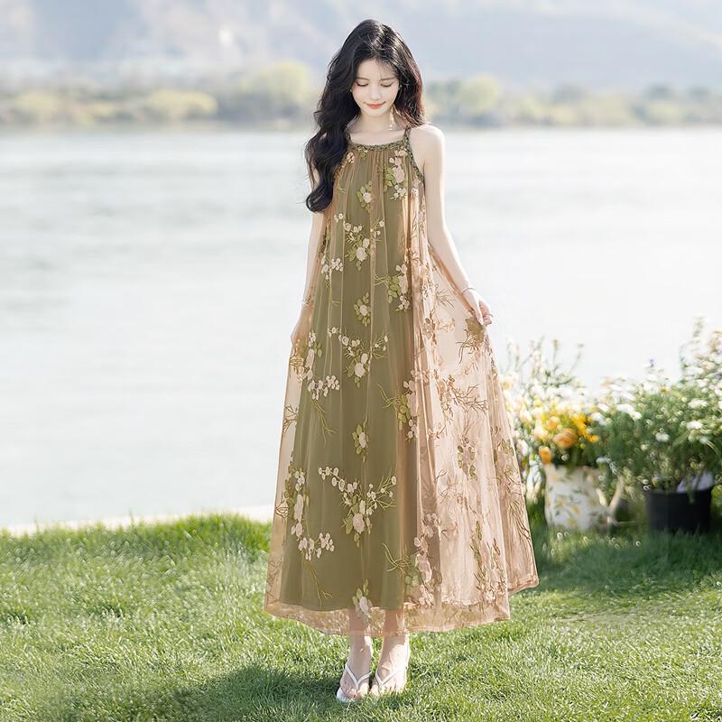 Elegant A-Line Sleeveless Midi Dress