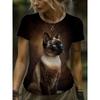 Streetwear Punk Style Graphic Tee Women - Comfortable Breathable Casual Round Neck Short Sleeve Top