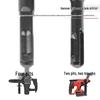 Electric Hammer Square Shank Drill Bit for Woodworking - Two Holes & Grooves