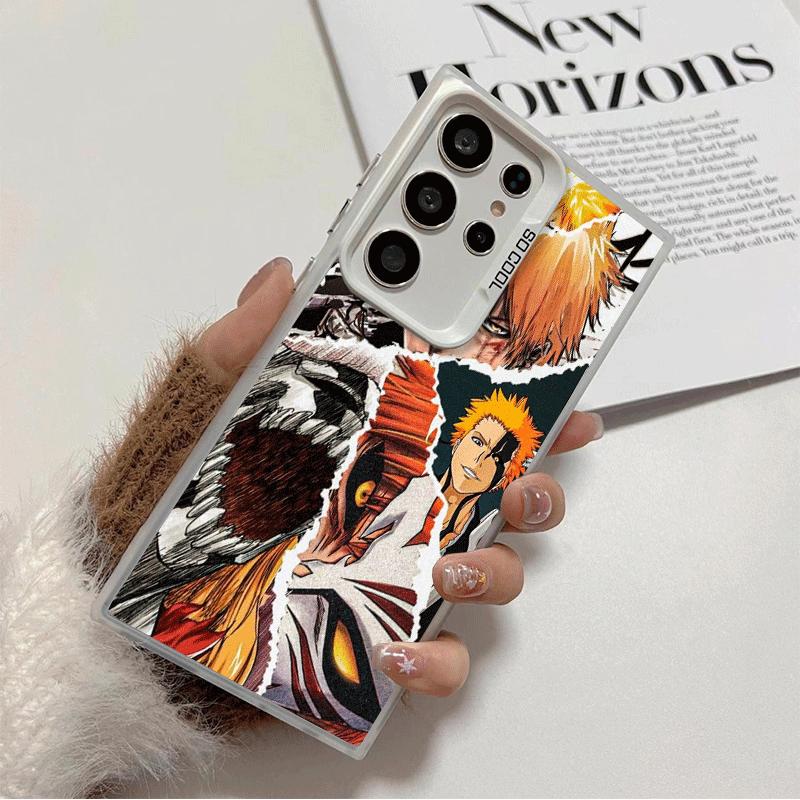 

Bleach Kurosaki Ichigo Soft Phone Case for Samsung Galaxy S24 S25 FE S26 Edge S23 Ultra S22 Plus S21 + Shockproof Cover Back She Samsung S25 Edge