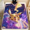 Pikachu  Print Flannel Blanket, High Quality Comfortable for All Seasons, Home Decor, Warmth and Comfort