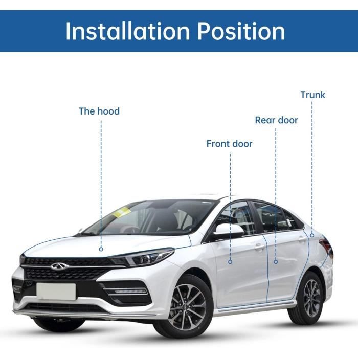 Car Door Protection 4M U-Shaped Rubber Protector Anti-Collision Protect for Most Cars.[Z1050]
