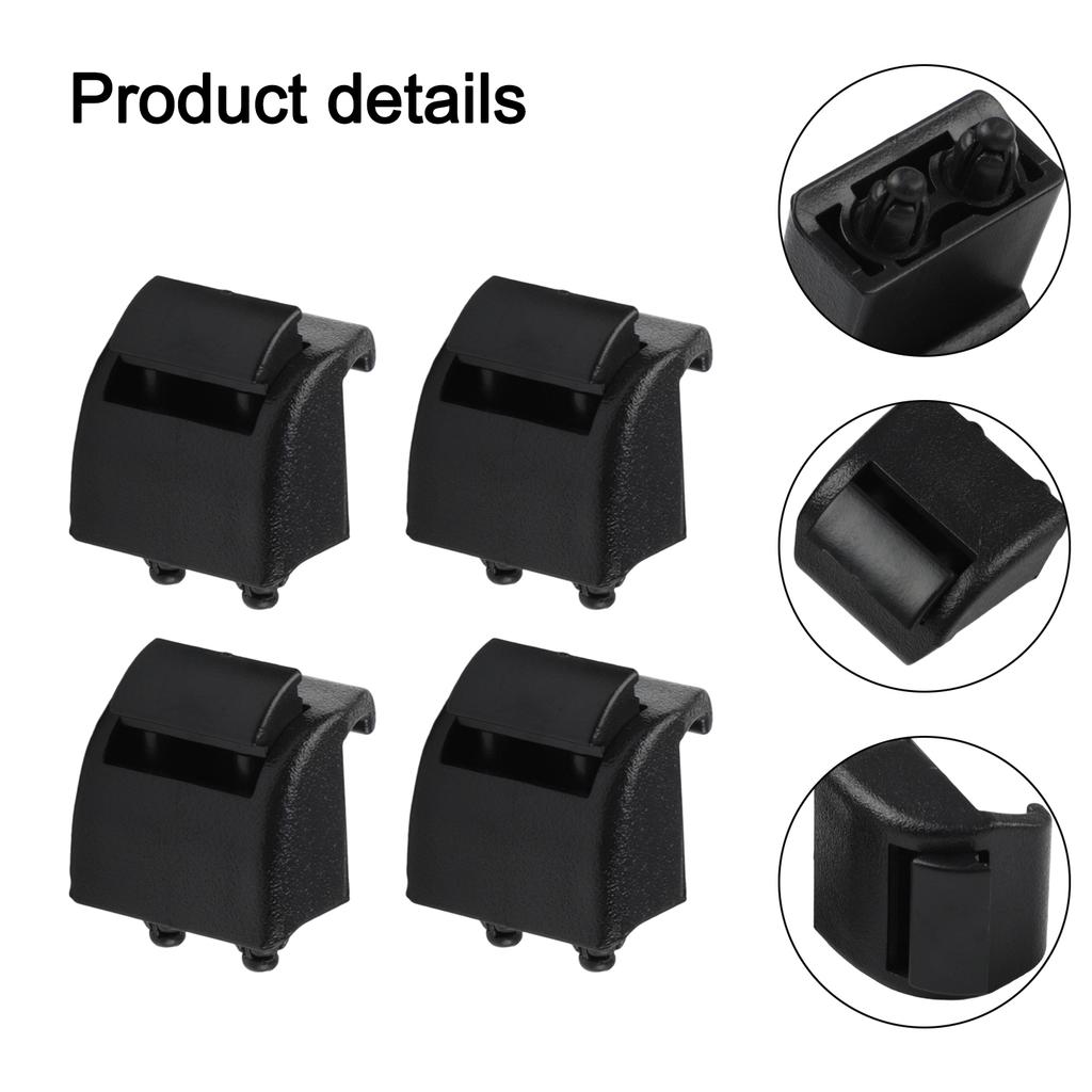 As Shown Curtain Hooks Rear Sunshade Curtain Hooks Sunshade Auto Accessories Practical Curtain Accessories 4 Piece Set