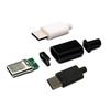 1 Set Electric Terminals Welding Diy Accessories Type C Usb 3.1 3A Fast Charging Usb Connectors Type C Connector Male Plug