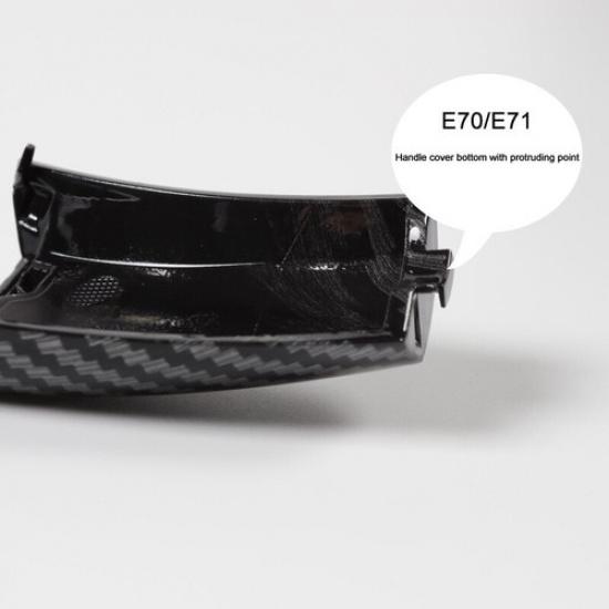 For BMW X5 X6 08-13 LHD RHD Car Gear Shift Knob Cover Part Change ABS Quality