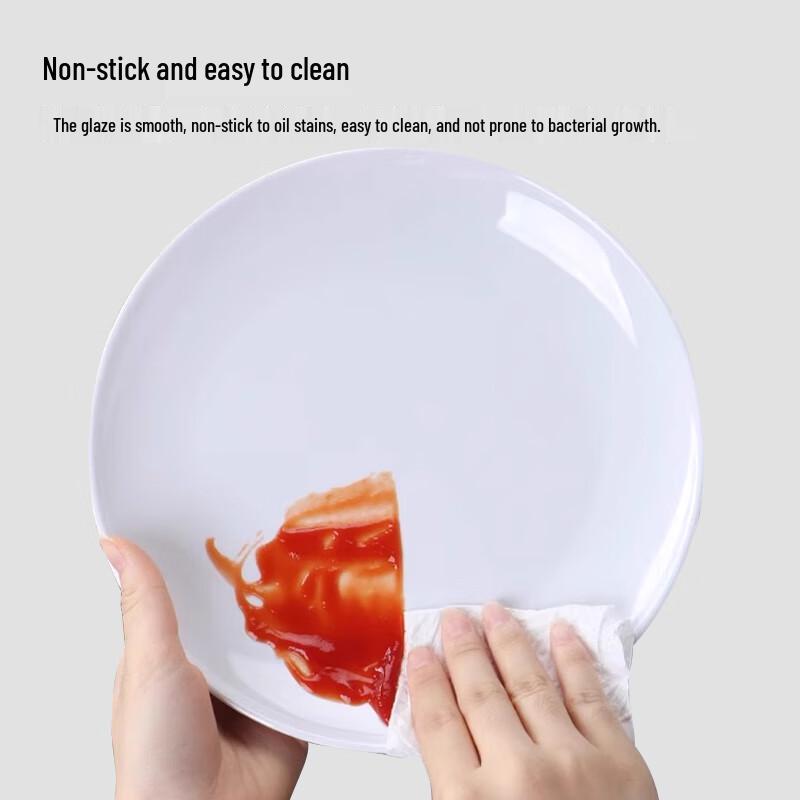 Chuwanya Commercial Melamine Round Dinner Plate