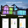 RGB Floodlight Smart APP Voice Control TUYA RGB CW 3000-6500K 30W 50W 100W AC 220V Outdoor Lighting Spotlight for Garden Party