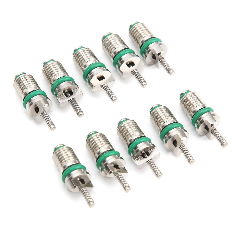 Honiwu 10pcs Air Conditioner Valve Core R134A Car Air Conditioner