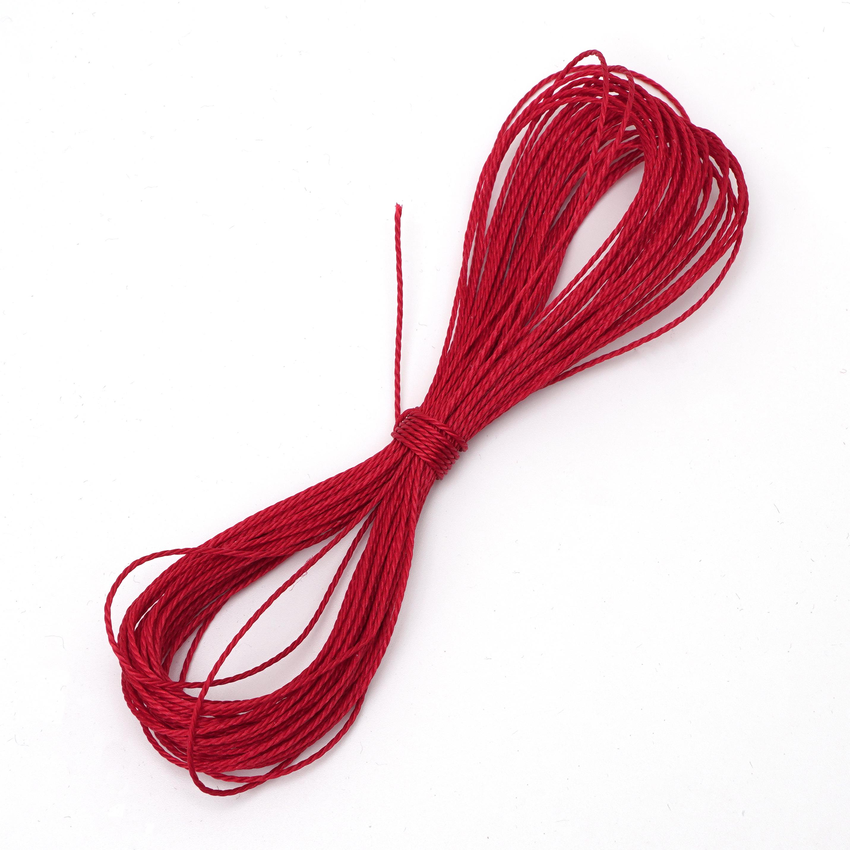 

10 метров кожаный шнур вощеный шнур хлопковая нить шнурок ремешок веревка для изготовления ювелирных изделий DIY браслет принадлежности 17