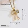 Internet Celebrity Style: Women's Sweet Bow Zirconia Necklace - Niche Design & Elegant Clavicle Pendant