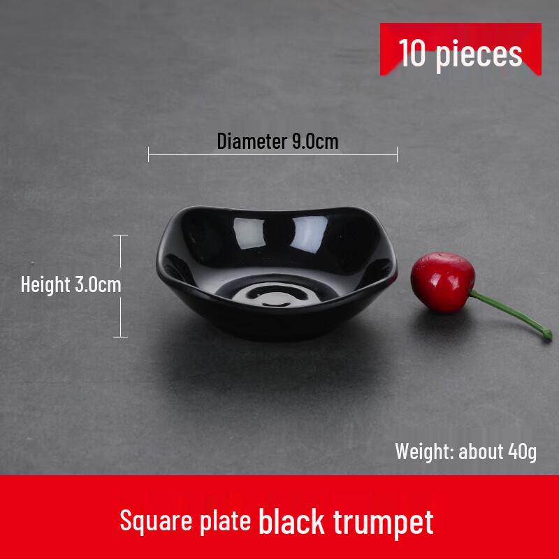 Commercial Melamine Square Dipping Dish