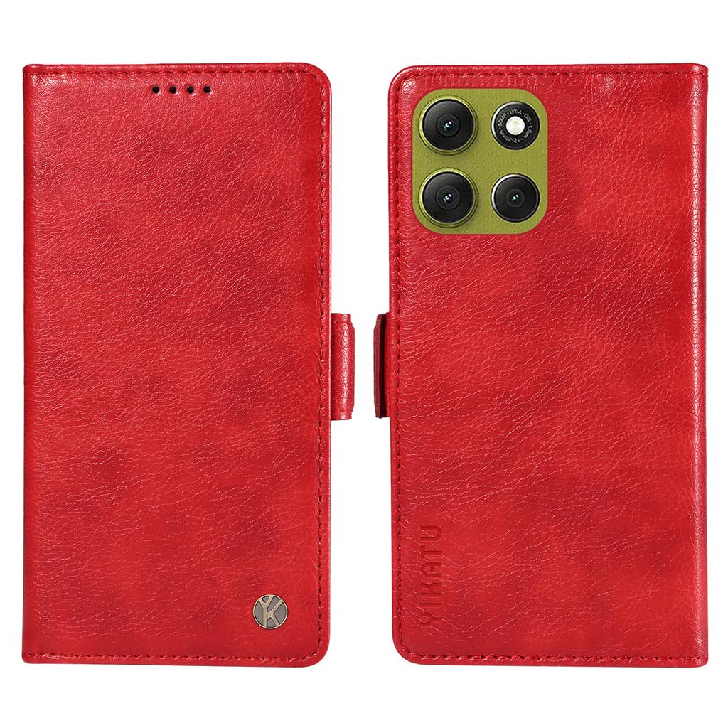 For Motorola Moto G86 5G Case YIKATU YK-007 Litchi Texture PU Leather Wallet Phone Cover