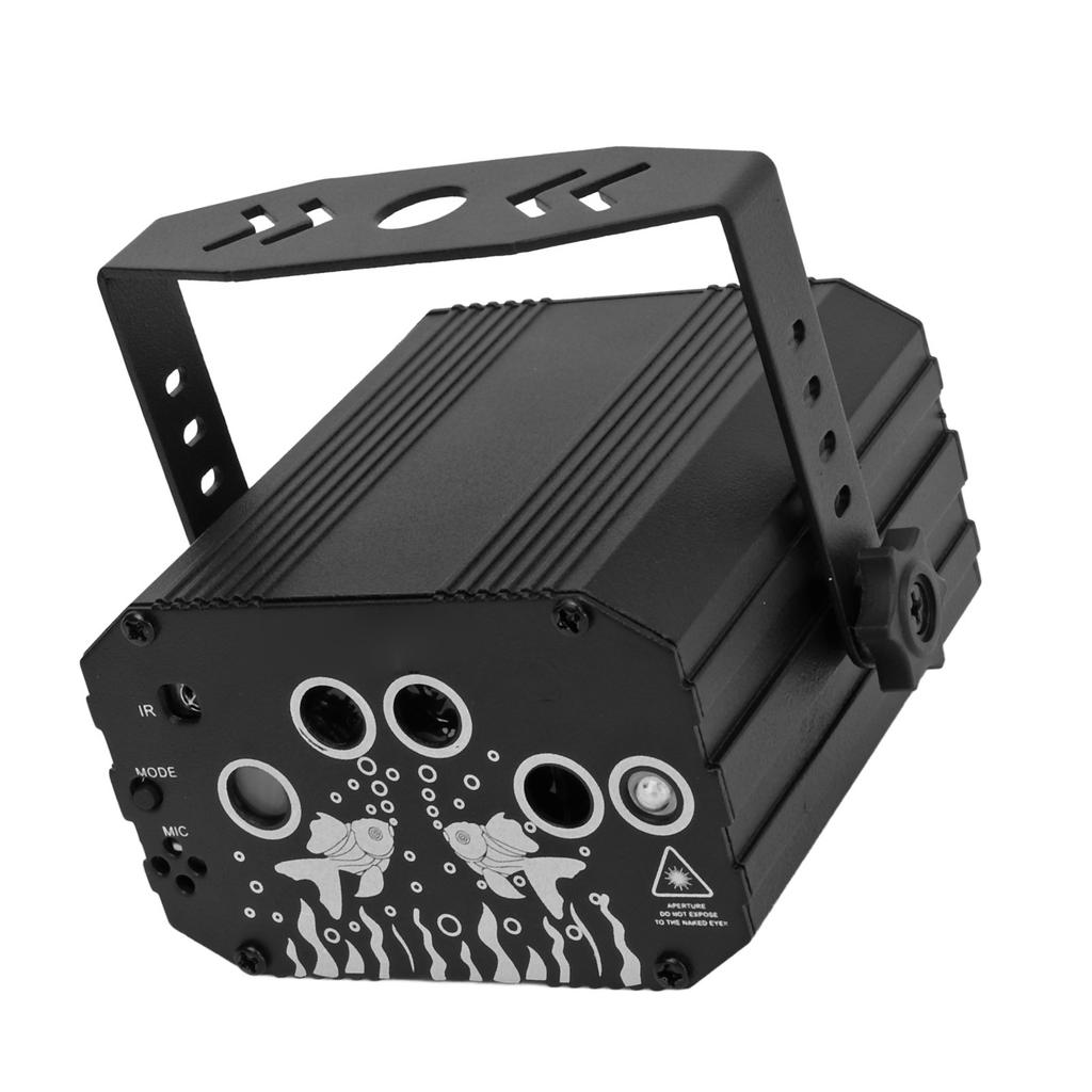 DJ Party Lichter Bühne Laser 3000mah USB Aufladung Soundaktiviertes Laserlicht mit Fernbedienung für Club KTV Tanz