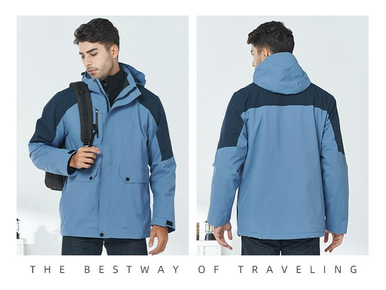 Neues High-End Winddichtes Jacken- & Hosen-Set: Unisex, Wasserdichter Drei-in-Eins, Warmer Ski- & Bergsteigeranzug