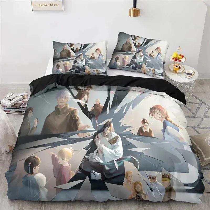 Anime Jujutsu Kaisen Satoru Gojo 3D NEW Duvet Cover Pillowcase Bedding Set Adult Boy Girl Bedroom Decoration Single Double Large