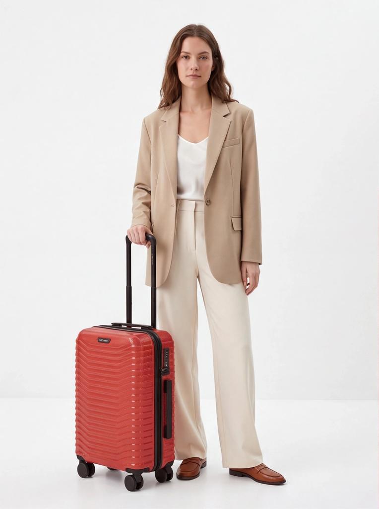 Wings Pc Sea Eagle 2.0 Cabin Suitcase 20" Red