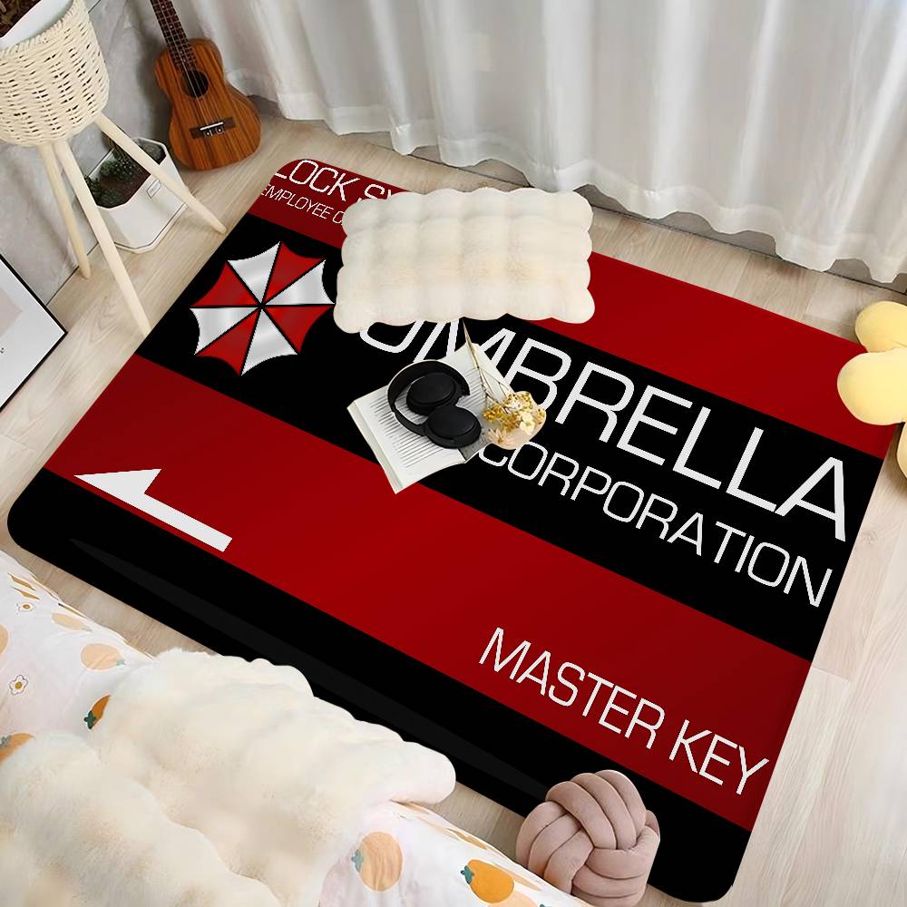Game R-Resident E-Evil Entrance Door Mat Washable Non-Slip Living Room Sofa Chairs Area Mat Kitchen Welcome Doormat