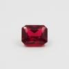 Natural Red Ruby Loose Gemstone 8.05 Ct Emerald Cut for Jewelry Making and Gem Collections