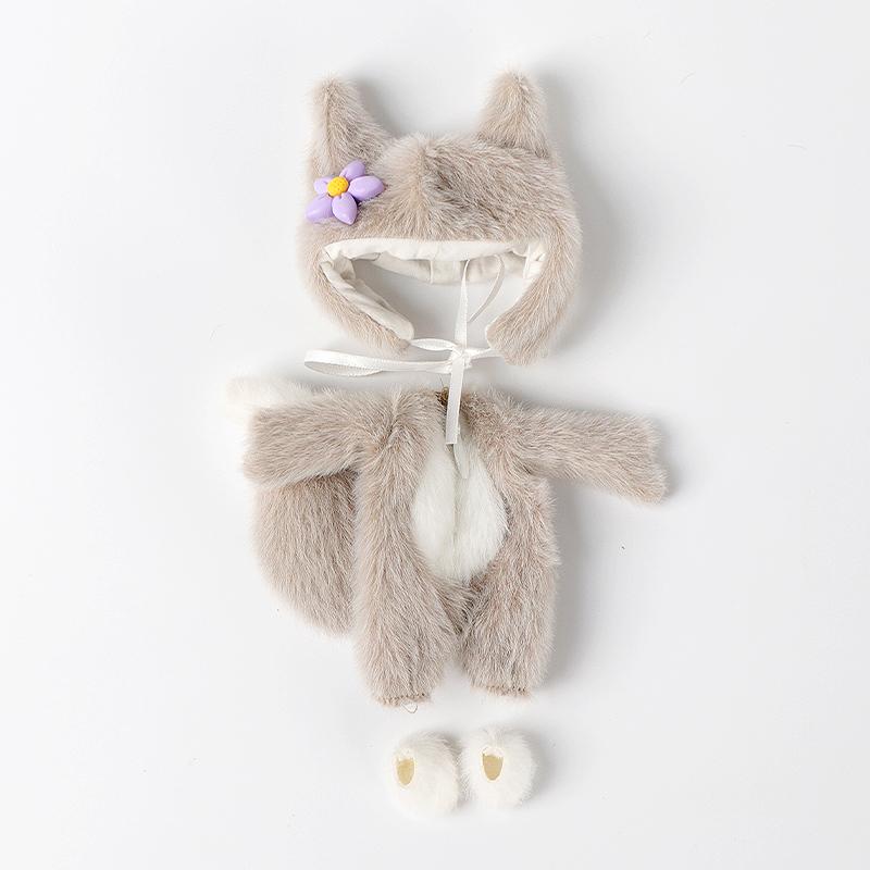 

Animal Ears Adorable Fox Animal Monster Doll Clothes Designed For Ob11 obitsu 11 Molly Gsc 1/12 BJD Doll Accessories Clothing BJD Infant Clothe OB11