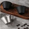 Espresso Measuring Cup, 100ml, Stainless Steel with Handle and Spout, Barista Coffee Carafe, Milk Espresso Accessory