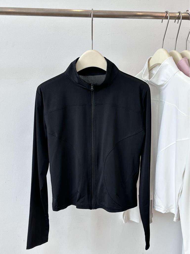 Women's Spring Stand Collar UV Protection Jacket - Breathable, Versatile, Lightweight Ice Silk Sun Cover.