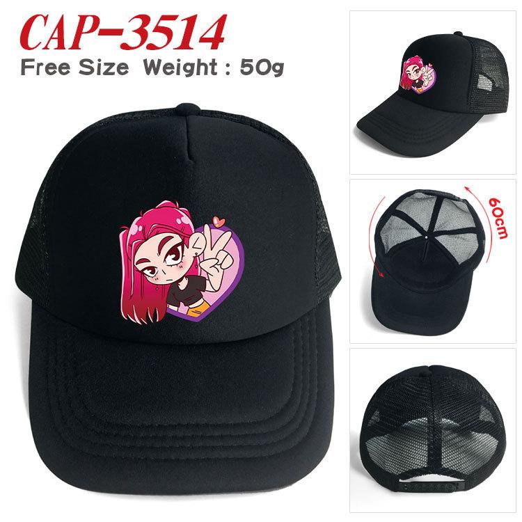 Kids Boys Girls Cartoon Anime Demon Hunters Derpy Printed Casual Hats Peaked Baseball Caps
