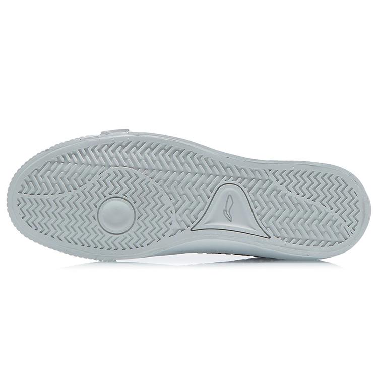 Jason Wu x Li Ning CF Tracing Slip Resistant Abrasion Resistant High top Skateboard Shoes Unisex Black White AGCR484-4