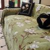 Chinese Modern Magnolia Sofa Cover: Simple Full-Cover Cushion and Towel for Armrest and Backrest