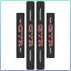 4 Pezzi Adesivi per Auto in Fibra di Carbonio Soglia Porta Auto Impermeabile per Nissan GTR C210 R30 GTS-R R33 R34 GT-R R35 Nismo Tiida Sylphy Teana T30 T32