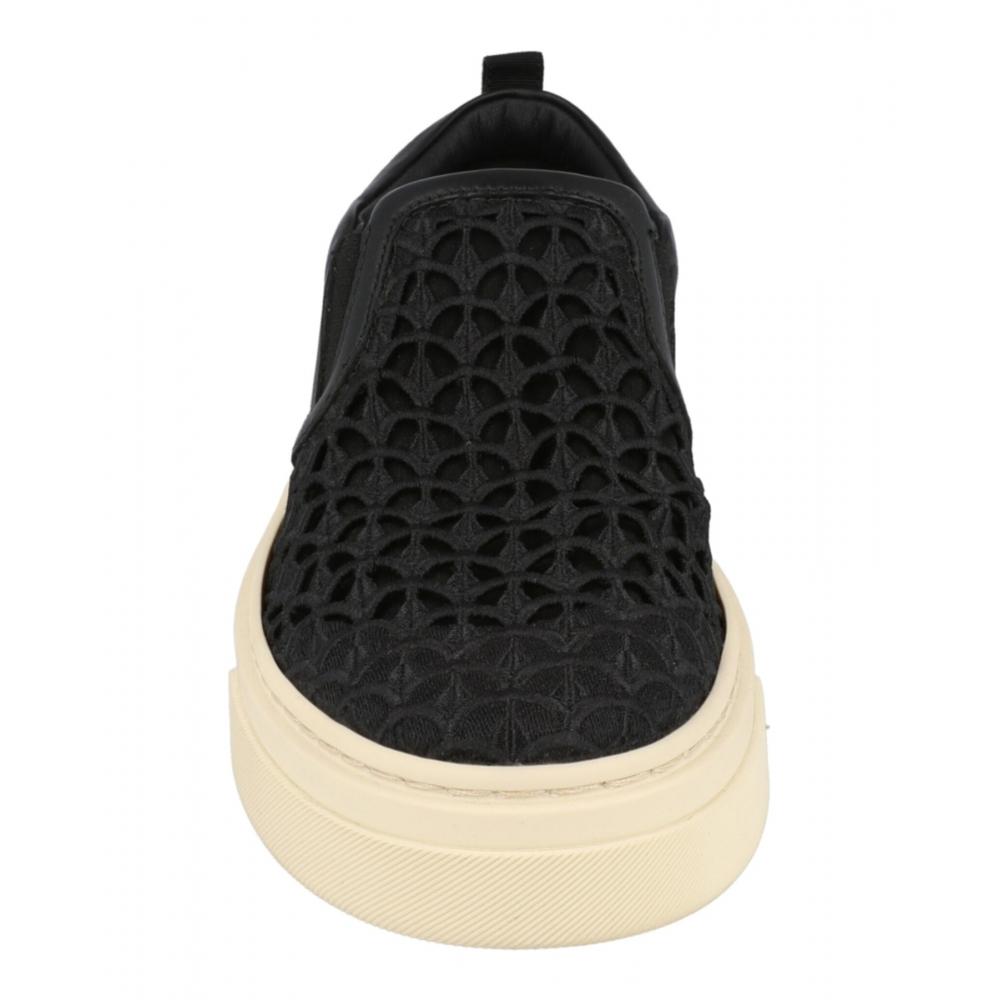 Salvatore Ferragamo Cassina Slip On Sneakers Black