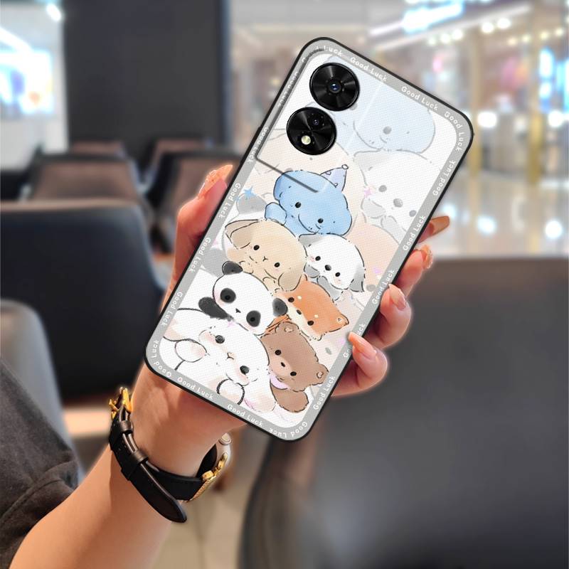 Anti-knock Full wrap Phone Case For TCL 505/T509K/T5094 Graffiti TPU Phone Pouch Waterproof Silicone Protective Cartoon